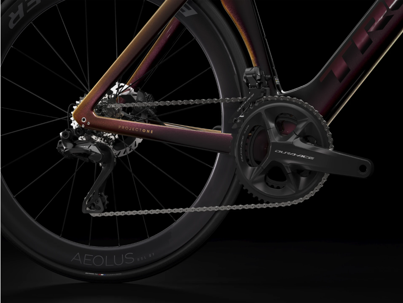 Trek Madone SLR 9 Di2 Gen 7 Carbon Road Bike 2024 in Axinite Flip/Trek Black-4